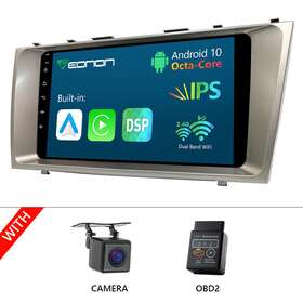 Stcvaq24prousicm9 Eonon Cam Obd Q24pro 9 Inch Android 10 Car Radio Gps Stereo Carplay For Toyota Camry 07-11