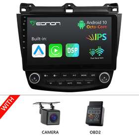 Stcvaq76prousicm9 Eonon Cam Obd Android 10 8core Car Radio Gps Stereo Dsp Carplay For Honda Accord 03-07