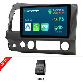 Stcvq72prouseuu1 Eonon Obd Android Auto 10.1 Inch Car Play Radio Stereo Gps Dsp For Honda Civic 2006-2011