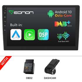 Stcvrcq03seuseum1 Eonon Dvr Obd Q03se Double 2 Din 10.1 Inch Android Car Play Gps Navi Radio Stereo Dsp Wifi