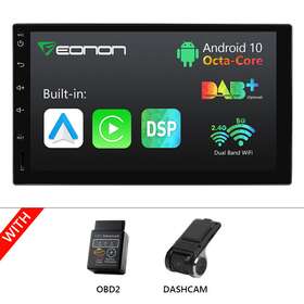 Stcvrcq04prouseum1 Eonon Dvr Obd Q04pro Car Radio Stereo Double 2 Din 7 Inch Ips Video Android 10 8-core Wifi