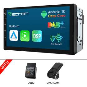 Stcvrcq04seuseum1 Eonon Dvr Obd Q04se Car Radio Stereo Double 2 Din 7 Inch Ips Video Android 8-core Wifi Rds