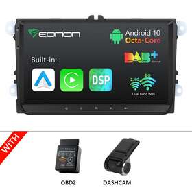 Stcvrcq53prouseum1 Eonon Dvr Obd For Vw Skoda Seat 8-core Android 10 9 Inch Car Radio Stereo Gps Carplay Dab