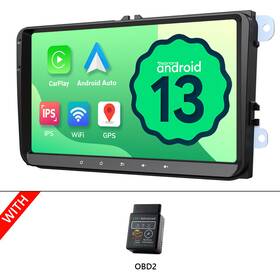 Stcvvwa13usebu1 Eonon Obd2 9 Inch Touch Screen Car Stereo For Vw Tiguan Golf Jetta Passat Android 13 Radio