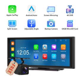 Stp4useu11 Eonon Portable Wireless Android Auto Carplay 10.26 Inch Car Radio Stereo Bluetooth 4k Dvr