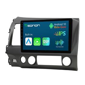 Stq72prousebu1 Eonon 8core Android 10.1 Inch Car Stereo Radio Gps Carplay For Honda Civic 2006-2011