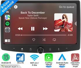 Stua13skplususebu4 Eonon Rotatable 10.1 Inch Android 13 6 64 Touch Screen Car Stereo Radio Gps Fm Double 2din