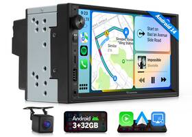 Stux7usen1b Eonon Android Auto 14 Double 2din 7 Inch Car Stereo Radio Gps Navi Carplay Wifi Dsp Fm Rds