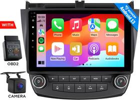 Stvahac1x6usicm6 Eonon Cam Obd For Honda Accord 03-07 10 Inch Ips Car Stereo Android 13 Radio Apple Carplay