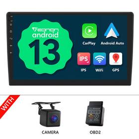 Stvaua13plususeum1 Eonon Cam Obd Ua13 Plus Double Din 10.1 Inch Car Stereo Android 13 Auto Carplay Gps Radio