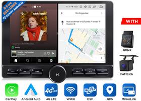 Stvaux6kpromaxusebm1 Eonon 10.1 Inch Qled Android 13 8 128gb Car Stereo Radio Gps Navigation Head Unit 2 Din 4g
