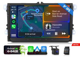 Eonon Stvavwx7auseuu1 Android Auto 14 4 64 9 Inch For Vw Tiguan 2009-2015 Car Stereo Receiver Apple Carplay