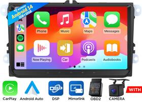 Stvavwx7usenm1 Eonon Obd Cam Android 14 Car Stereo Fm Radio Apple Carplay Gps Dsp For Vw Golf Mk5 Mk6
