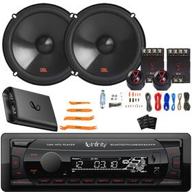 Infinity-jbl 027581638255 Alpha 100 Digital Media Receiver 2x 6.5 Inch 250w Component Speakers Amp
