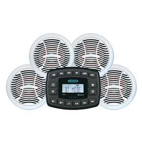 Jensen Jms4spkg Stereo And 6.5 Inch Speaker Package