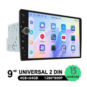 Jy-utd07n8 Joying Usa Stock Android 13 Qualcomm 9 Inch Double Din Car Stereo With Volume Knob 128g