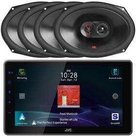 Jvc 782926508548 Usb Hdmi Input Receiver 4x 6x9 Inch 375w Max 3-way Automotive Speakers