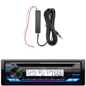 Kdt92mbs-eora102 Jvc Kd-t92mbs Single Din Marine Cd Player Radio Receiver Amplifier Booster Kit