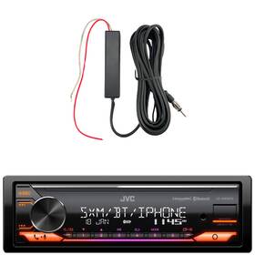 Kdx380bts-eora102 Jvc Kd-x380bts Single Din Siriusxm Ready Radio Receiver Amplifier Booster Kit