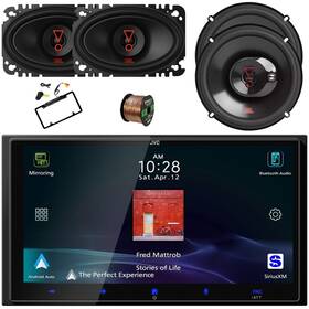 Jvc Kwm795bw-36427am-38627am 6.92 Inch Hd Screen Receiver 2x 6.5 Speakers 4x6 Camera Wire