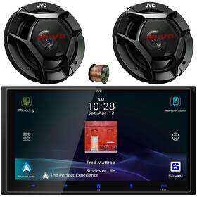 Jvc Kwm795bw-dr1721-eb16 Siriusxm Ready Apple Carplay Receiver 2x 6.75 Inch 300w Speakers Speaker Wire