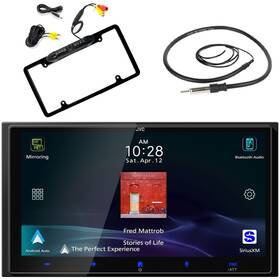 Jvc Kwm795bw-eabc256b-ekmr1 Single-din Usb Am/fm Radio Receiver Rear View Camera 22 Inch Antenna