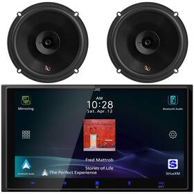 Jvc Kwm795bw-infspkpr603f Single-din Usb Receiver 2x 6.5 Inch 150w Max 2-way Multi-element Speakers
