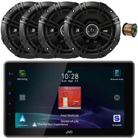Jvc Kwz900w-2zs65cxs-eb16g50ft Usb Digital Media Receiver 4x 6.5 Inch 240w Max 2-way Speakers Speaker Wire