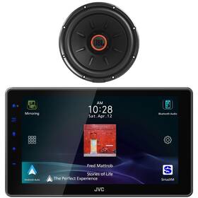 Jvc Kwz900w-club1224 Am/fm Radio Digital Media Receiver 12 Inch 1100w Subwoofer With Ssi 2 Or 4 Ohms