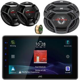 Jvc Kwz900w-dr621-dr6941-eb14 Bluetooth Receiver 2x 6.5 Inch 300w Speakers 6x9 550w Wire