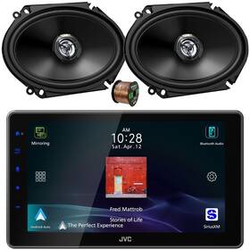 Jvc Kwz900w-dr6821-eb16 Hdmi Input Receiver 2x 6x8 Inch 300w Max 2-way Coaxial Speakers Speaker Wire