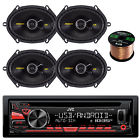 Kdr480-40cs684-eb16g50ft-cca Enrockautomotivebundle Jvc Cd In Dash Usb Car Stereo 728120472131