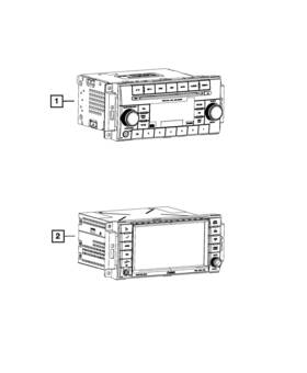 Mopar 05091338ai Genuine Multi Media Radio 5091338ai