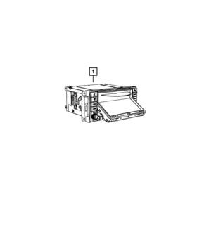 68088694af Mopar Genuine Multi Media - Radio