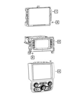 Mopar 68226687ad Genuine Multi Media Radio Export