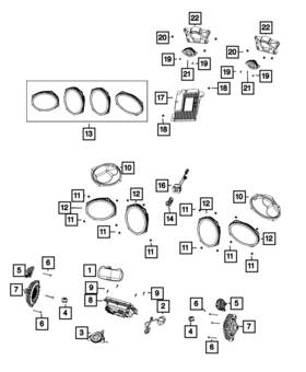 68270662ag Mopar Genuine Multi Media Radio