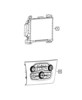 Mopar 68271066af Genuine Multi Media Radio