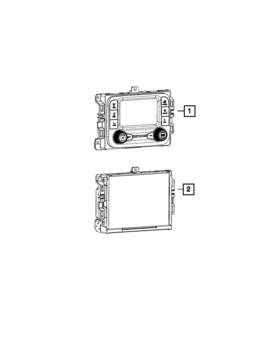 68365211ac Mopar Genuine Multi Media Radio
