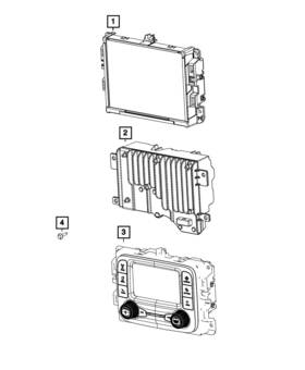 68429170ae Mopar Genuine Multi Media Radio