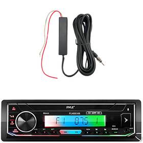 Plmrb38b-eora102 Pyle Plmrb38b Single Din Boat Bluetooth Mp3 Receiver 12v Amplifier Booster Kit
