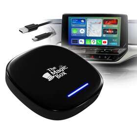 The Magic Brand 196852375943 Box 2.0 Wireless Carplay/android Auto Adapter Streaming - Black