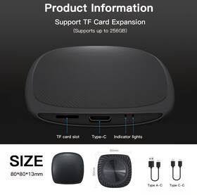 Rl-gt01-2290 Topnavi Car Box Portable Wireless Carplay And Android Auto Wifi 2 16g 11