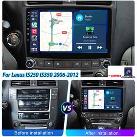 Vm-84 Tuok 18 For 2006-2012 Lexus Is250 Apple Carplay Car Radio Stereo Android 12 Gps Navi Fm