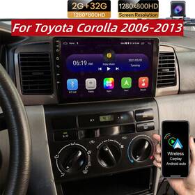 Vm-98 Tuok 18 Apple Carplay For Toyota Corolla 2006-2013 Android 12 Car Stereo Radio Gps Navi