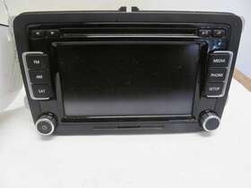 1k0035180ae Volkswagen 638-52218 Radio Receiver Am Fm Cd Satellite Fits 12-15 Passat