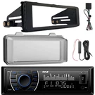 Pyle PLRMR27BTB Single Din Bluetooth Receiver W/kit + Cover, Amp Booster. Fixed Price $105.49.
