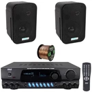 Pyle Digital Radio Am/fm Receiver, 2X 3.5" 300W Indoor/outdoor Speakers, Wire. Fixed Price $183.49.