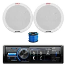 Jvc Marine Bt Am/fm Radio Receiver, 2X 6.5" 400W White Speakers,wire. Fixed Price $199.49.