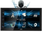 Jvc KW-M150BT 6.8" Touchscreen Shallow Digital Media Receiver + Rear View Camera. Fixed Price $189.00.