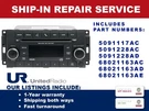 Repair Service: 2009-2011 Jeep Dodge Ram Radios 5091228AD & Other Part Numbers. Fixed Price $200.00.